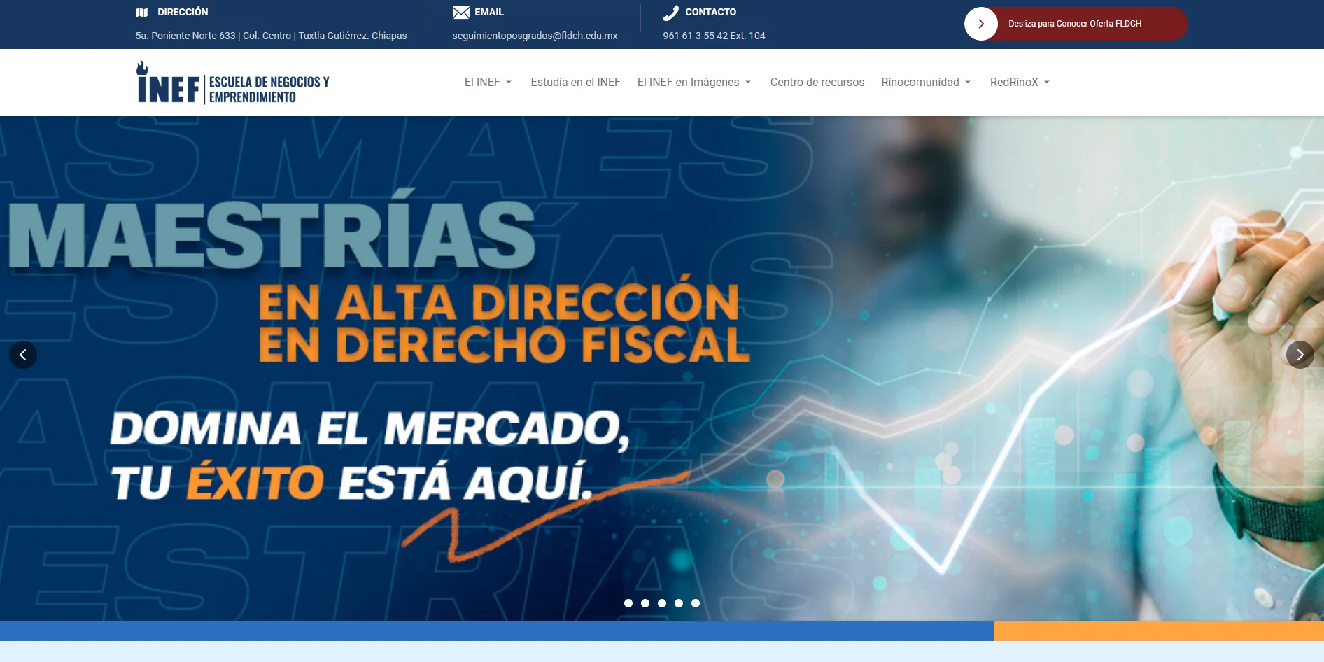 Full-stack development of a content manager for the National Institute of Fiscal Studies (INEF)