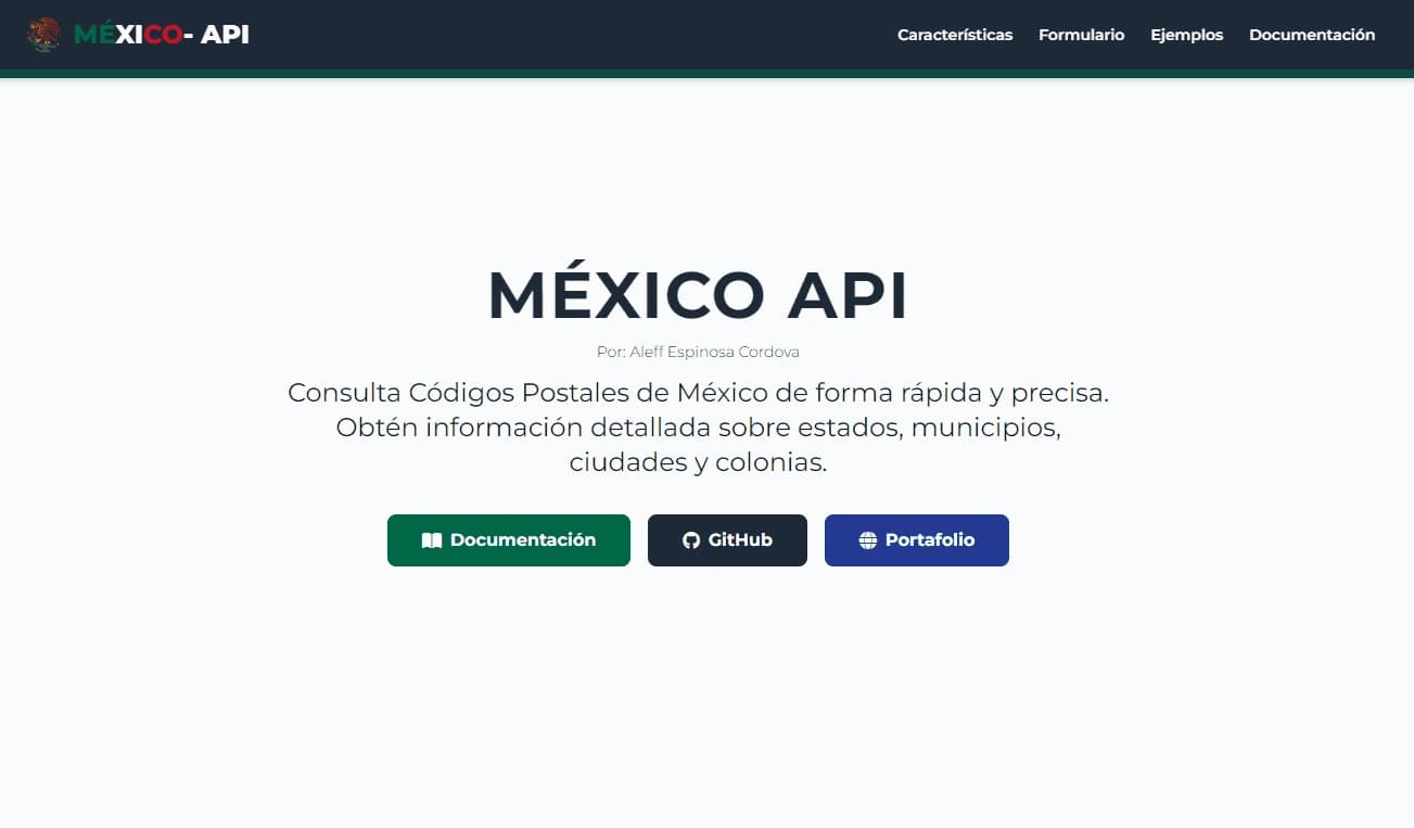 Open Source MexicoAPI project development
